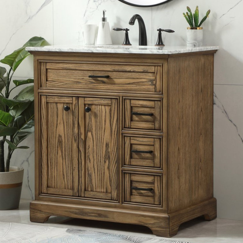 Meuble-lavabo simple 32 po Hermes, Vert