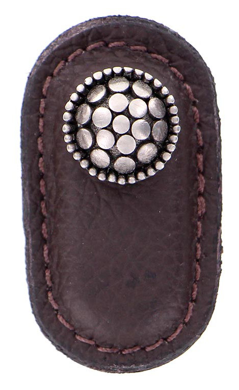 Tiziano Novelty Knob, Brown, Antique Nickel