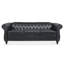 Canapé Chesterfield en cuir profond