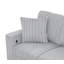 Canapé-lit d'angle surdimensionné en velours côtelé en forme de U (122 pouces) avec lit gigogne, méridienne de rangement et port de chargement USB, gris-101109582