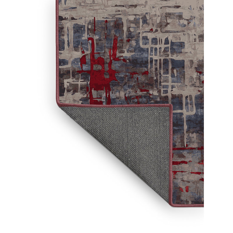 Tapis brun soyeux et moelleux, Rectangle 2 pi x 3 pi
