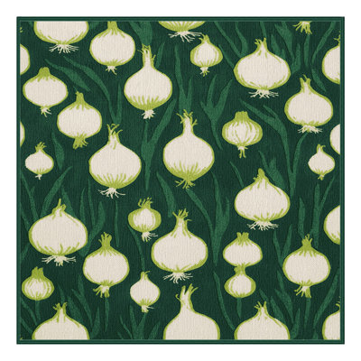  Washable Welsh Onion Vegetables Area Rug