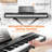 Gray 88 Key Full Size Electric Piano Keyboard Semi Weighted For Beginners, 88 Key Weighted Keyboard Piano With Stand