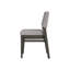Chaise de salle à manger empilable rembourrée Flex, motif en chevron recyclé-979872083