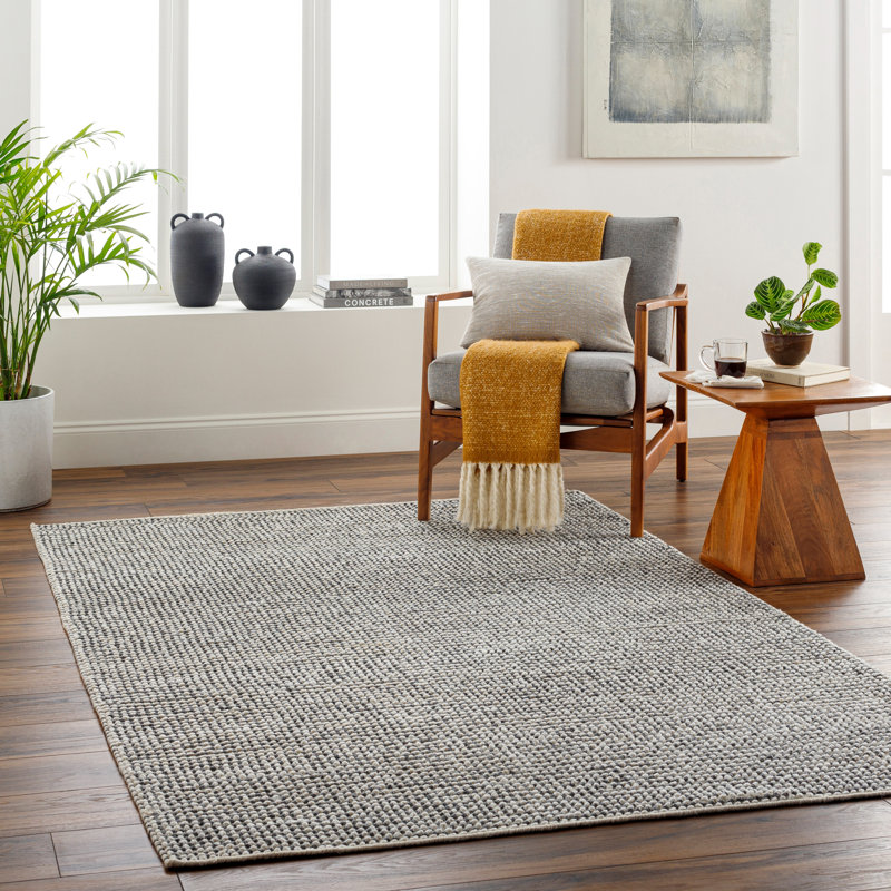 Striped Area Rug, Rectangle 5' x 7'6"