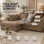 4 Seater Corduroy Sofa & Chaise-135004214