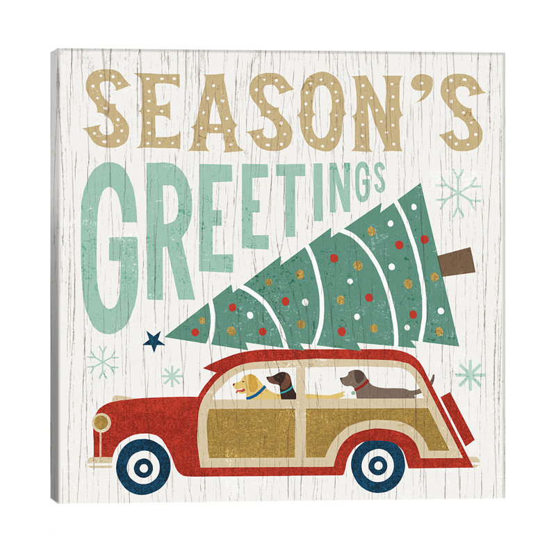 Season's Greetings by Michael Mullan - Wrapped Canvas Print, 45.72 cm H x 45.72 cm W x 1.91 cm D
