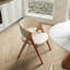 Petite table de salle à manger moderne pour 4 personnes, table de salle à manger avec chaises rembourrées-128068000-128068001-128068005