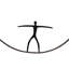 Olympic Figure in Iron Ring Style C Wall Décor