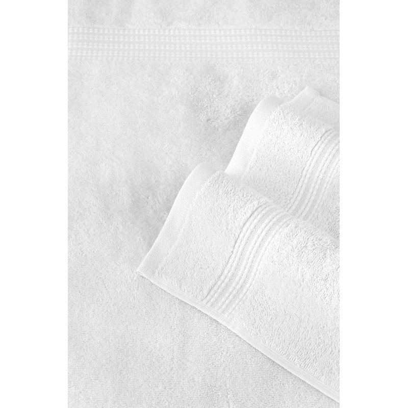 L'ensemble 6 serviettes de bain en coton turc Blakemore Luxury, ultra doux, à séchage rapide et très absorbant, comprend 2 serviettes de bain, 2 serviettes à main et 2 débarbouillettes