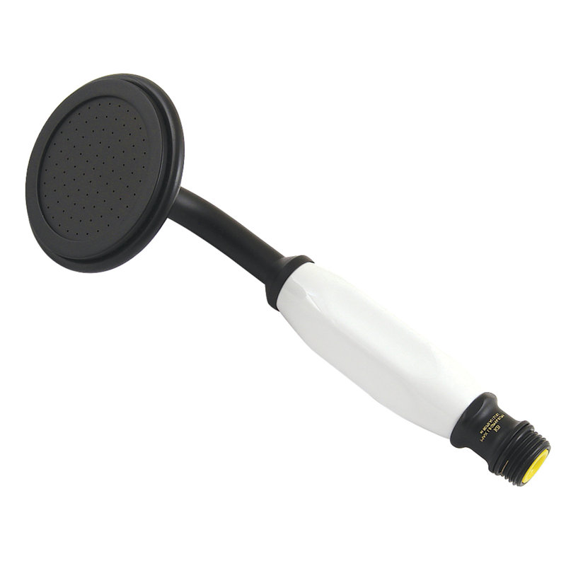 Pomme de douche à main, Noir mat