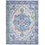 Tapis oriental bleu / ivoire Comptche-1730473873