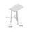 Rectangular Acacia Folding Outdoor Balcony Table , 23.6'' in. W 15.4'' in. D-1351752183