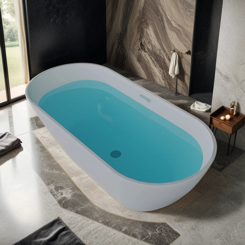 59.1'' x 28.81'' Soaking Acrylic Bathtub