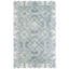 Tapis bleu / ivoire en laine touffeté à la main Alanis Medallions-1158864334