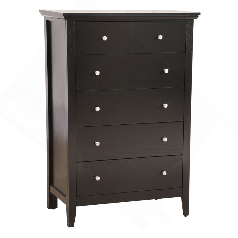 Commode de rangement verticale à 6 tiroirs pour une organisation moderne, Noir