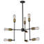 Lustre linéaire 9 lumières spoutnik moderne Jersey