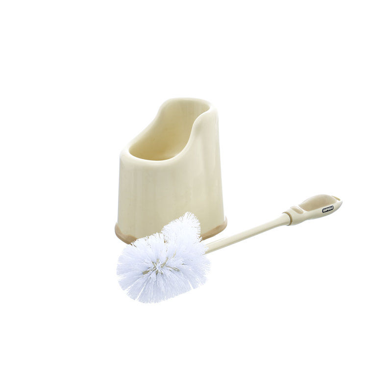 Brosse de toilette autoportante et porte-17in. h Spina