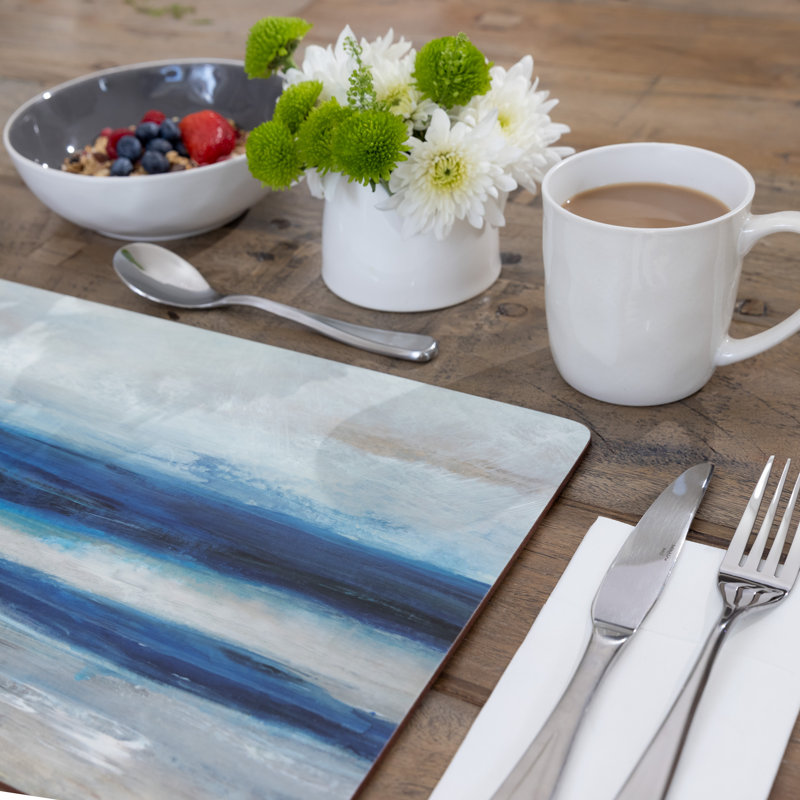 Creative Tops Blue Abstract Premium Placemats