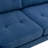 110" L-Shape Convertible Sectional Sofa Couch With Movable Ottoman For Living Room, Apartment, Office, Blue-705489604