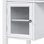 44.4" Makeup Vanity Desk With Large Adjustable Mirror, Dressing Table Set With Drawer & Cabinet, Space-Saving Beauty Station For Bedroom, White