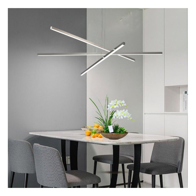 1 - Light LED Chandelier, Hardwired