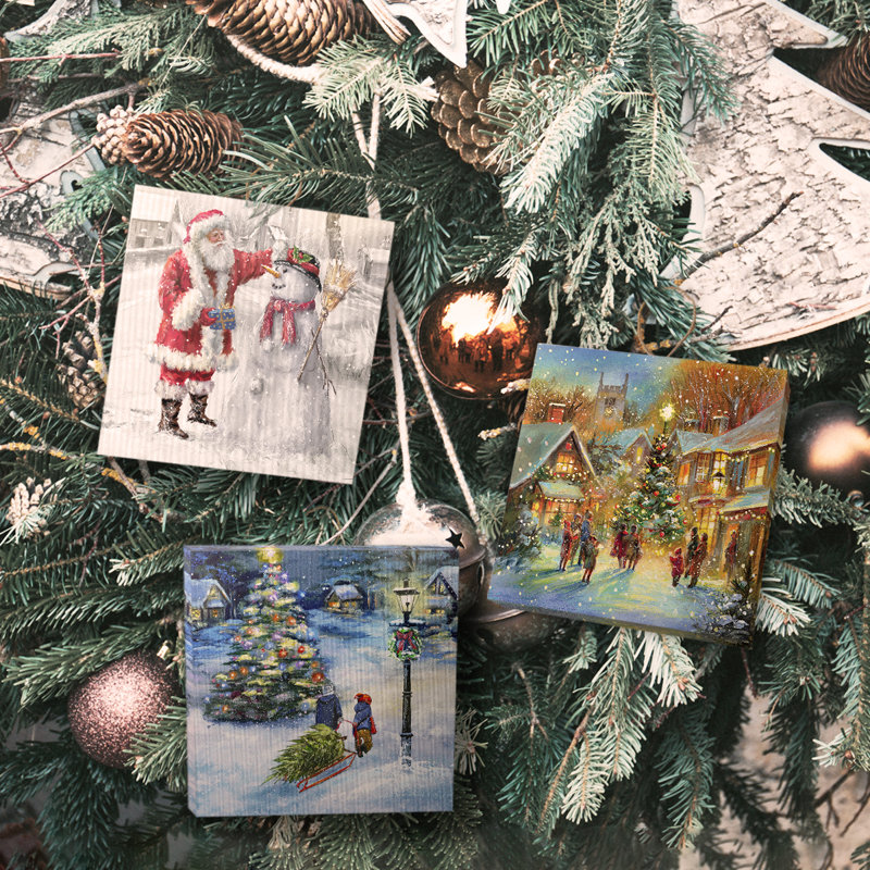 6'' Wood Photo Ornament