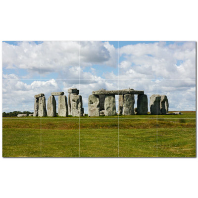 Famous Places Photo 8'' x 8'' Satin Ceramic Decorative Mural