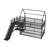 Kids Twin Metal House Bunk Bed with Storage Stairs and Slide-1421931176-1416927063