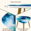 Ensemble de 2 tables basses gigognes Triangle