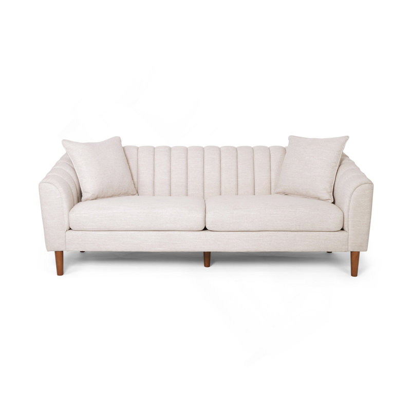 Canapé 3 places, Tissu beige