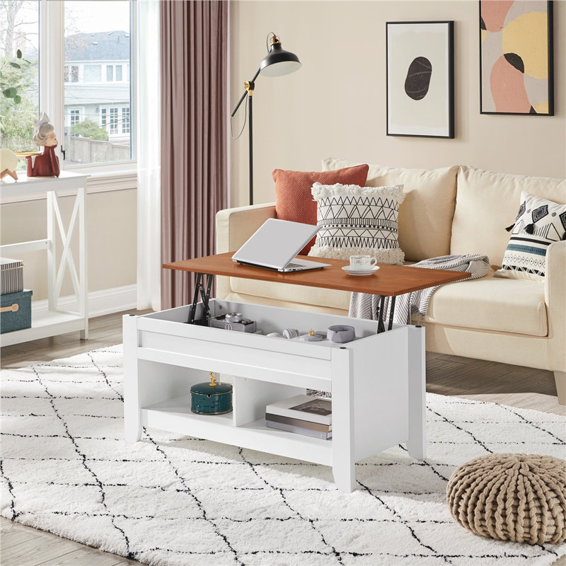 Aspa Single Coffee Table, Espresso, 19" H x 39.5" L x 18" W