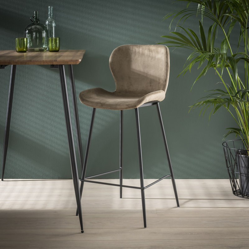 67 Cm Bar Chair Ricarda, Champagne