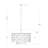 Buko 6 - Light Dimmable Drum Chandelier