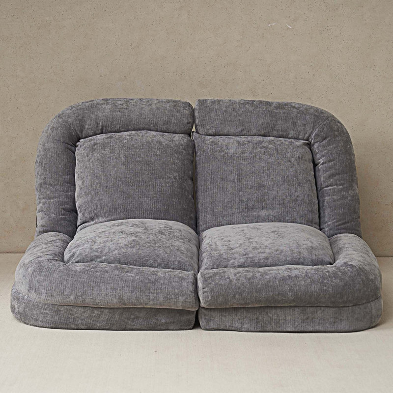 Canapé-lit convertible double escamotable, Gris