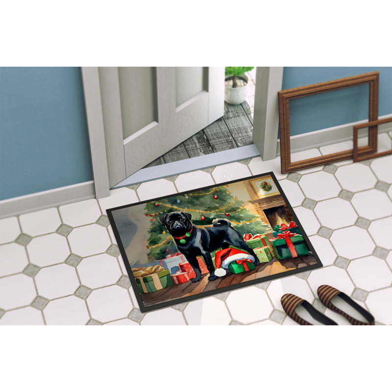Tapis d'entrée antidérapant Jessely, L 24 po x L 36 po