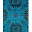Tapis unique bleu 6 pi 1 po Yanelie