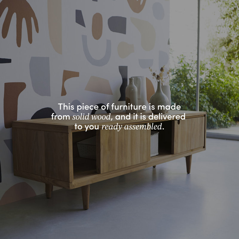 Jonàk TV Stand, Teak