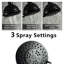Pomme de douche à haute pression avec 3 modes de jet, pomme de douche à pluie fixe de 4 pouces avec rotule pivotante réglable, accessoires de salle de bain-126409534