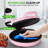 Nutrichef Countertop Pizza Maker - Non-Stick Electric Pizza Oven With Cool Touch Handle And Uplift Function, Includes Spatula (Pink)-116312553