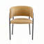 Chaise rembourrée avec accoudoirs