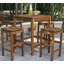Table de bar en bois massif Benedetto