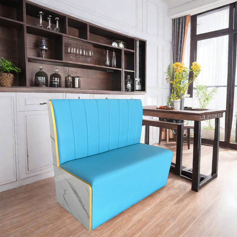 Banc rembourré en similicuir restaurant Bistro Bistro