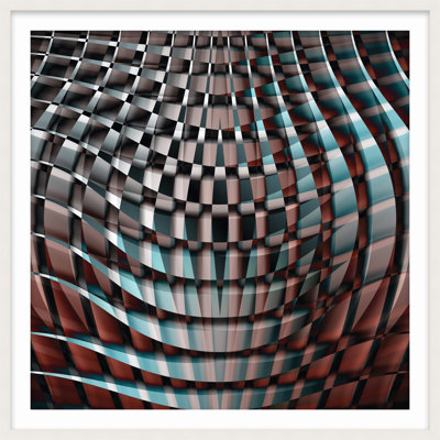 Mainframe Distortions 2 Framed Print