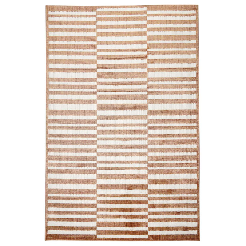 Khamchand Stripes Area Rug, Rectangle 2' x 3'