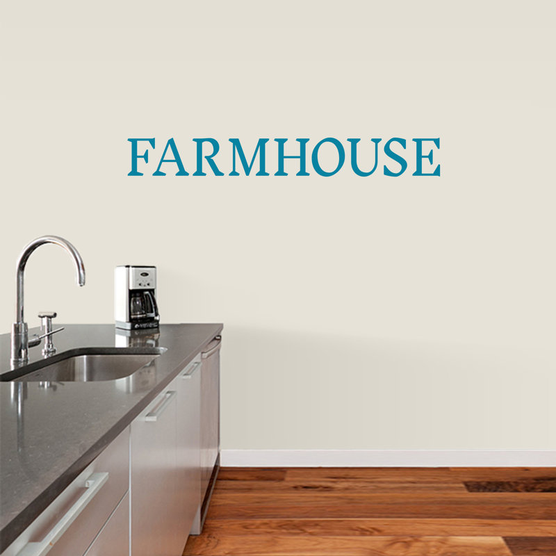 Text & Numbers Non-Wall Damaging Wall Decal, Teal