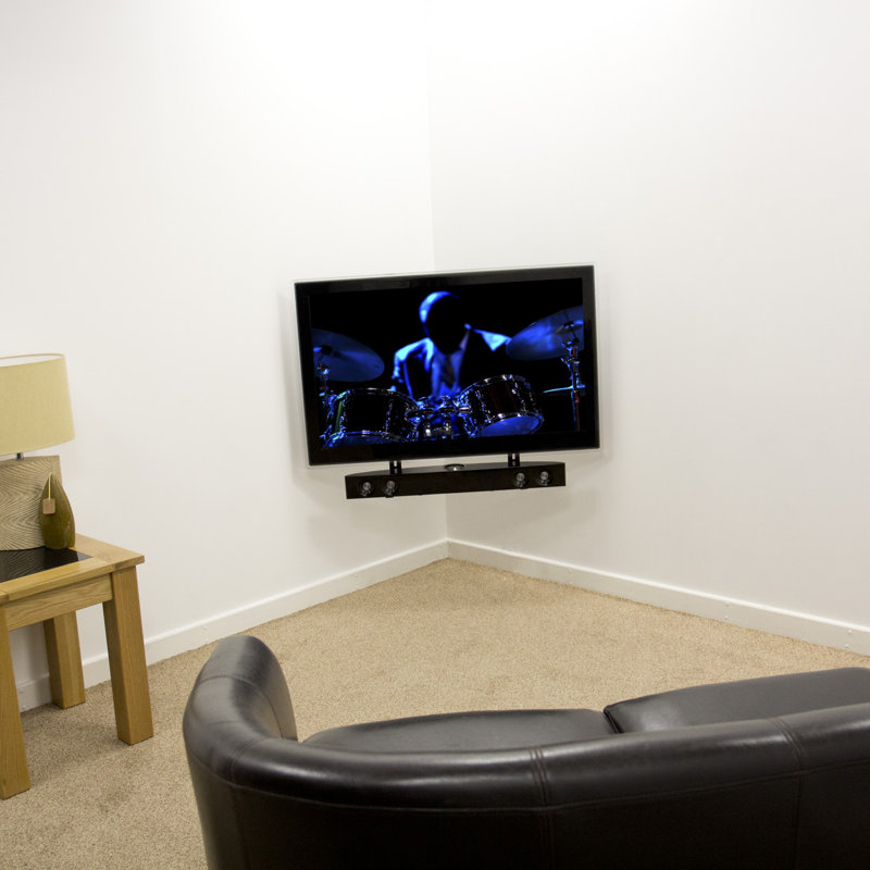 Lauryne Rebrilliant Multi-Screen Wall Mount, Black, 17.64" H x 13.78" W x 1.287 D