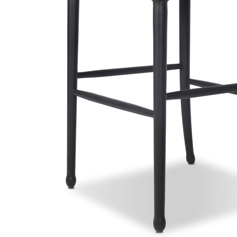 Fayth Bar Stool, Stained Black Ash, Bar Stool (29.5" Seat Height)
