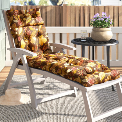 Coussin de chaise longue d'extérieur capitonné Shipton