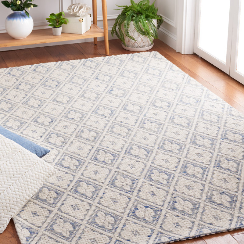 Hark Hand Woven Performance Geometric Rug, Rectangle 5' x 8'